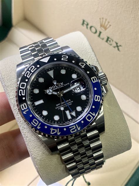 rolex gmt mater ii batman|rolex batman original price.